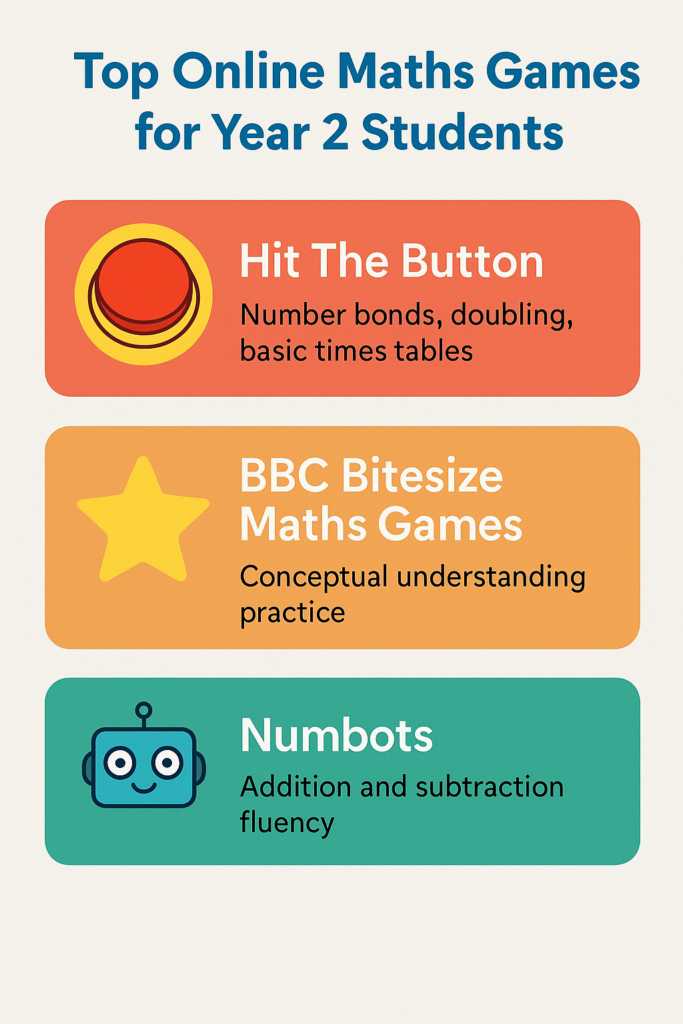 Top Maths Games for Year 2 Students